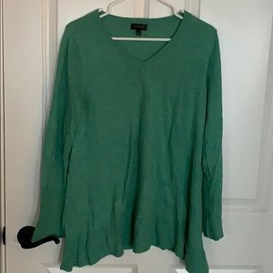 The Limited v-neck tunic sweater